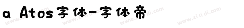 a Atos字体字体转换